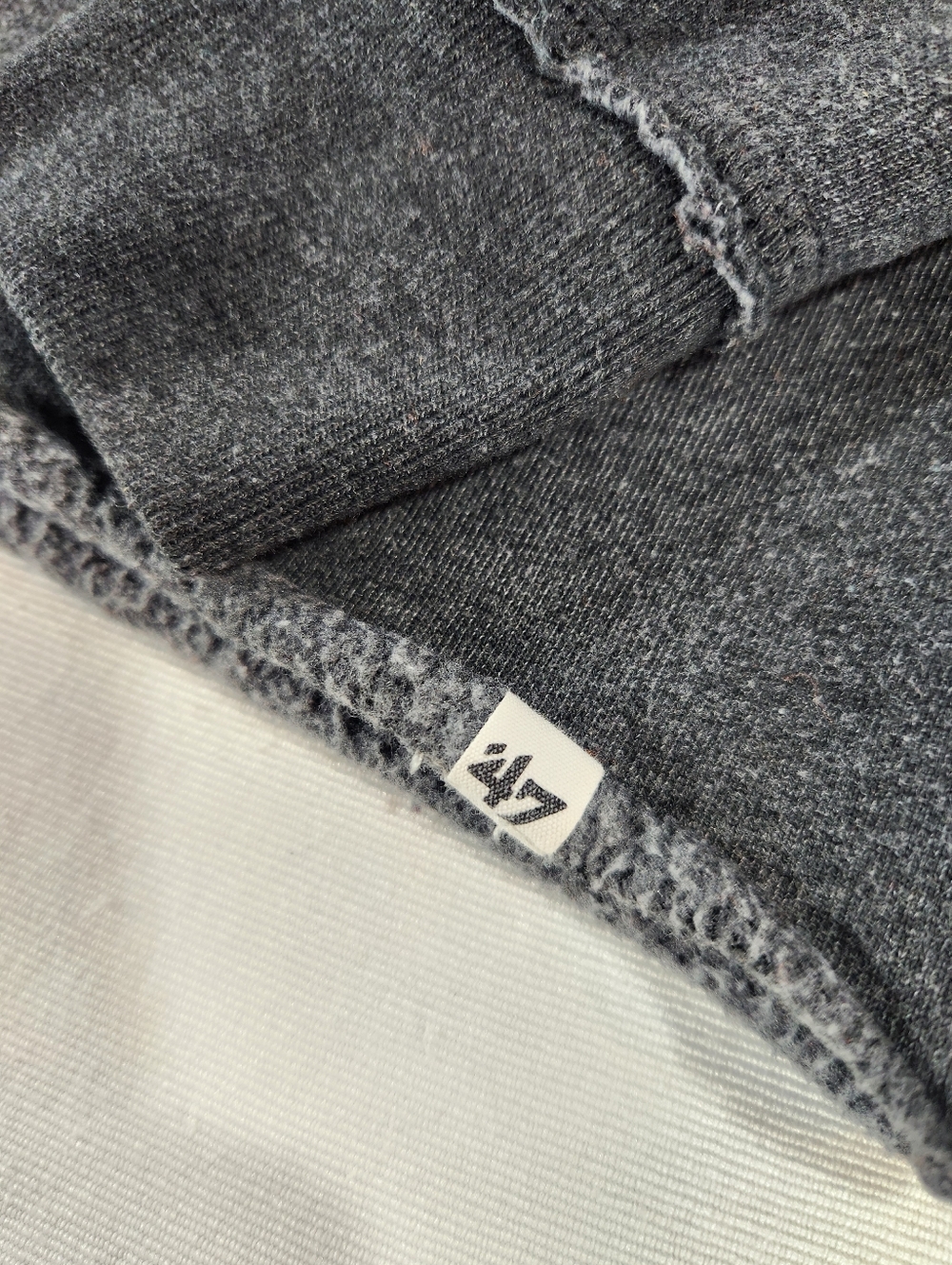 '47 Women's Ohio State Gray Fleece Pullover Hoodie Cropped Sweatshirt Size Large - Picture 7 of 9